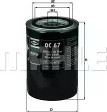 KNECHT OC 67 - Yağ filtri furqanavto.az