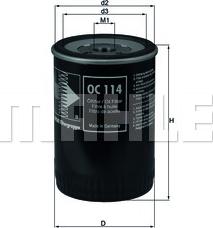 KNECHT OC 114 - Yağ filtri furqanavto.az