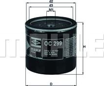 KNECHT OC 299 - Yağ filtri furqanavto.az