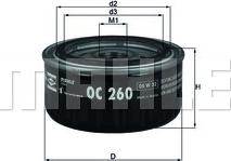 KNECHT OC 260 - Yağ filtri furqanavto.az