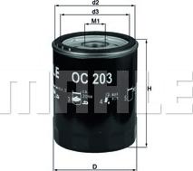 KNECHT OC 203 - Yağ filtri furqanavto.az