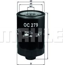 KNECHT OC 279 - Yağ filtri furqanavto.az