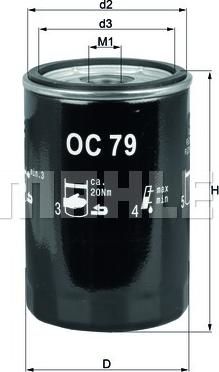 KNECHT OC 79 - Yağ filtri furqanavto.az