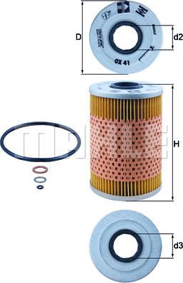 KNECHT OX 41D - Yağ filtri furqanavto.az