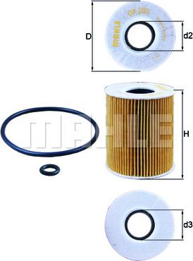 KNECHT OX 203D - Yağ filtri furqanavto.az