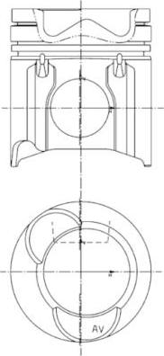 Kolbenschmidt 99844600 - Piston furqanavto.az