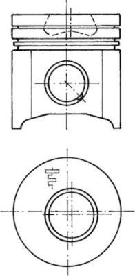 Kolbenschmidt 94382600 - Piston furqanavto.az