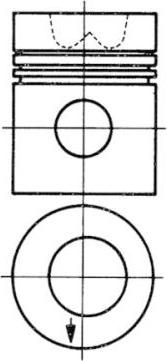 Kolbenschmidt 93154600 - Piston furqanavto.az