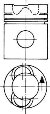 Kolbenschmidt 93399600 - Piston furqanavto.az