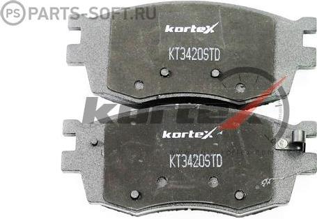 Kortex KT3420STD - Əyləc altlığı dəsti, əyləc diski furqanavto.az