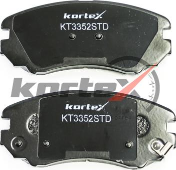 Kortex KT3352STD - Əyləc altlığı dəsti, əyləc diski furqanavto.az