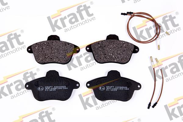 KRAFT AUTOMOTIVE 6006000 - Əyləc altlığı dəsti, əyləc diski furqanavto.az