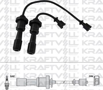 KRAFTVOLL GERMANY 05070334 - Alovlanma kabeli dəsti furqanavto.az