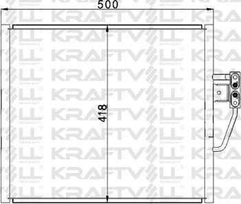KRAFTVOLL GERMANY 08060079 - Kondenser, kondisioner furqanavto.az