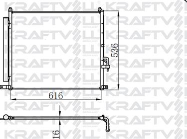 KRAFTVOLL GERMANY 08060164 - Kondenser, kondisioner furqanavto.az