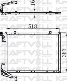 KRAFTVOLL GERMANY 08060162 - Kondenser, kondisioner furqanavto.az