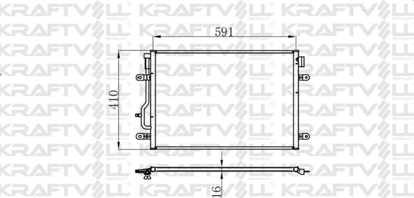 KRAFTVOLL GERMANY 08060125 - Kondenser, kondisioner furqanavto.az