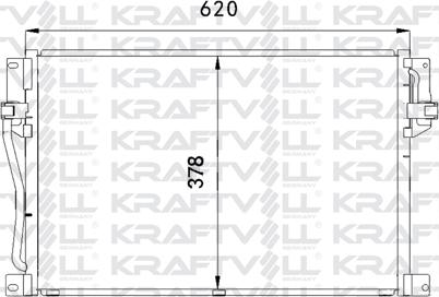 KRAFTVOLL GERMANY 08060214 - Kondenser, kondisioner furqanavto.az