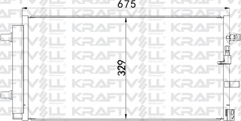 KRAFTVOLL GERMANY 08060215 - Kondenser, kondisioner furqanavto.az