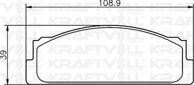 KRAFTVOLL GERMANY 07010002 - Əyləc altlığı dəsti, əyləc diski furqanavto.az