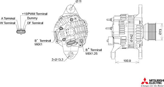 KUTNAK AUTOMOTIVE 721819M - Alternator furqanavto.az