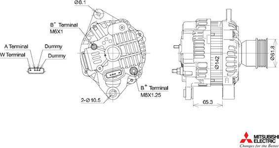 KUTNAK AUTOMOTIVE 723453/M - Alternator furqanavto.az