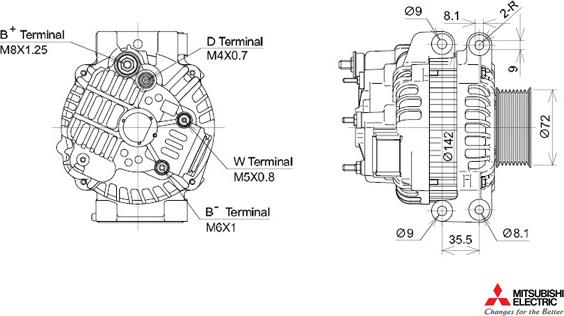 KUTNAK AUTOMOTIVE 723419/M - Alternator furqanavto.az