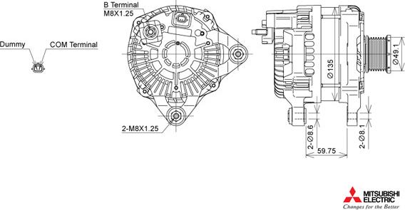 KUTNAK AUTOMOTIVE 723650/M - Alternator furqanavto.az