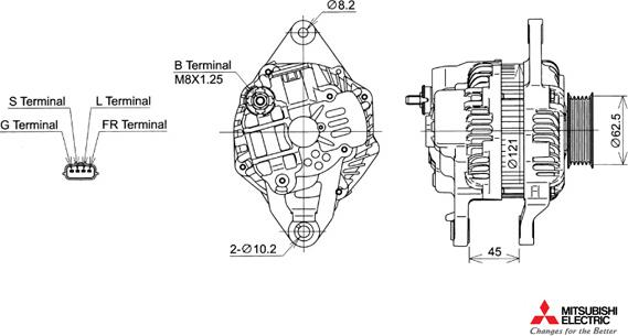 KUTNAK AUTOMOTIVE 722491/M - Alternator furqanavto.az