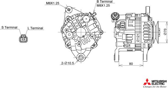 KUTNAK AUTOMOTIVE 722423/M - Alternator furqanavto.az