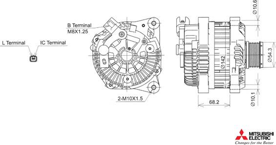 KUTNAK AUTOMOTIVE 722383/M - Alternator furqanavto.az