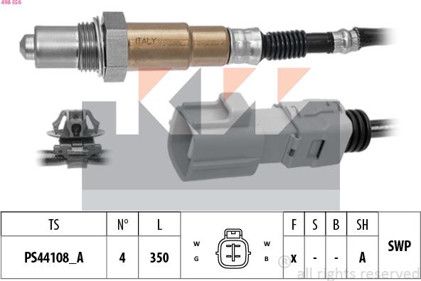 KW 498 556 - Lambda Sensoru furqanavto.az