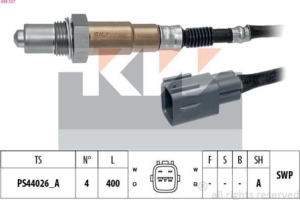 KW 498 537 - Lambda Sensoru furqanavto.az