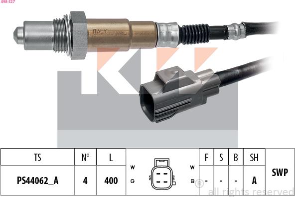 KW 498 527 - Lambda Sensoru furqanavto.az