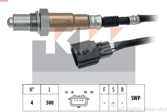KW 498 094 - Lambda Sensoru furqanavto.az