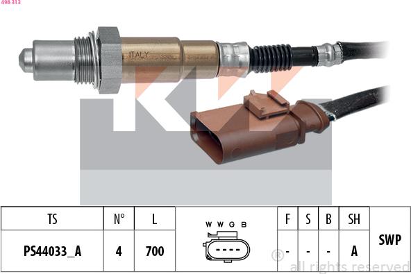 KW 498 313 - Lambda Sensoru furqanavto.az