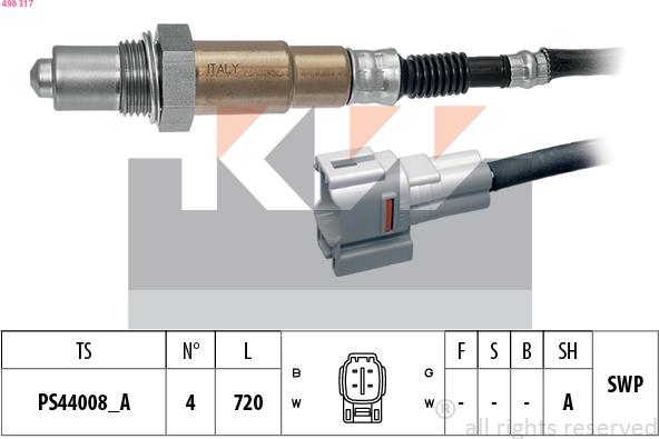 KW 498 317 - Lambda Sensoru furqanavto.az