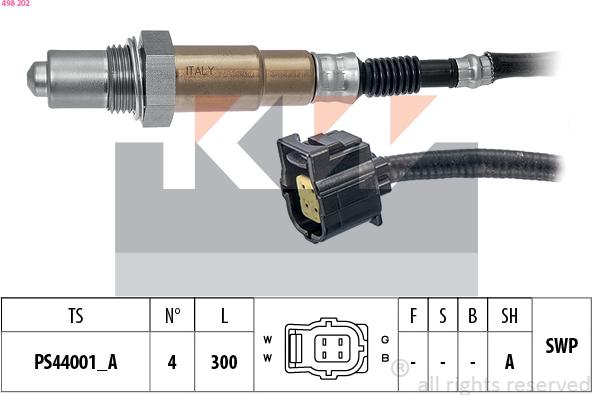 KW 498 202 - Lambda Sensoru furqanavto.az
