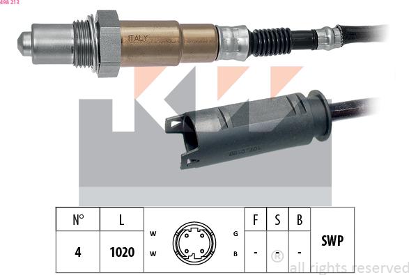 KW 498 213 - Lambda Sensoru furqanavto.az