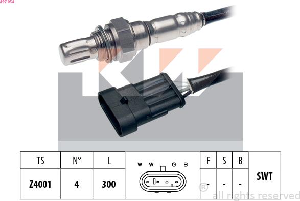 KW 497 054 - Lambda Sensoru furqanavto.az