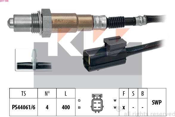 KW 497 198 - Lambda Sensoru furqanavto.az