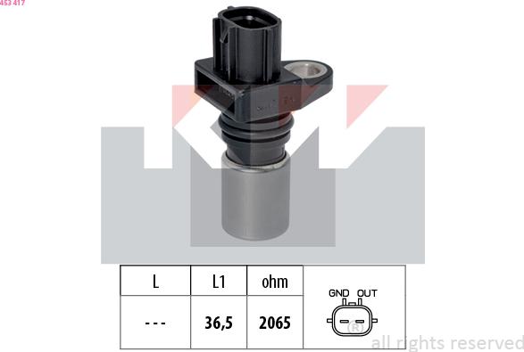 KW 453 417 - Sensor, krank mili nəbzi furqanavto.az