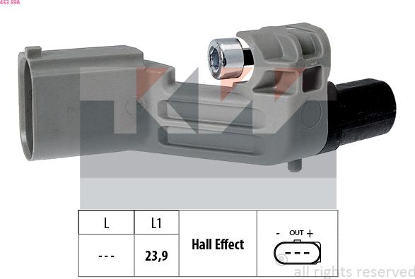 KW 453 598 - Sensor, krank mili nəbzi furqanavto.az