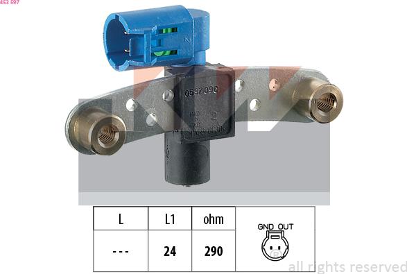 KW 453 597 - Sensor, krank mili nəbzi furqanavto.az