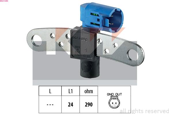 KW 453 543 - Sensor, krank mili nəbzi furqanavto.az