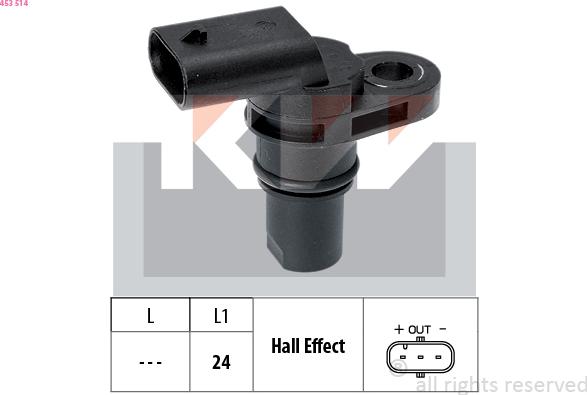 KW 453 514 - Sensor, eksantrik mili mövqeyi furqanavto.az