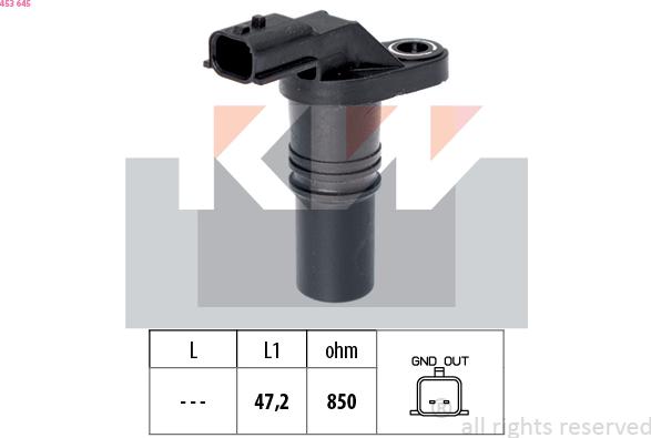 KW 453 645 - Sensor, krank mili nəbzi furqanavto.az