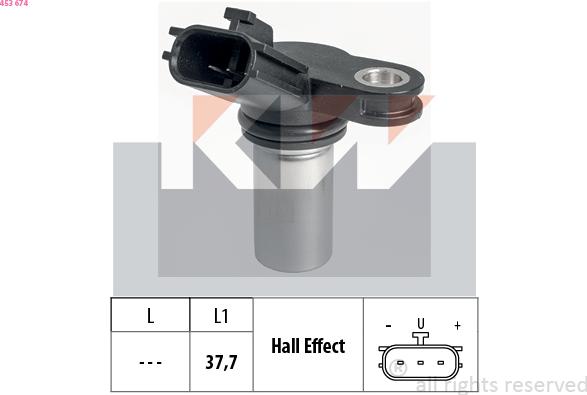 KW 453 674 - Sensor, eksantrik mili mövqeyi furqanavto.az