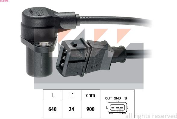 KW 453 075 - Sensor, krank mili nəbzi furqanavto.az