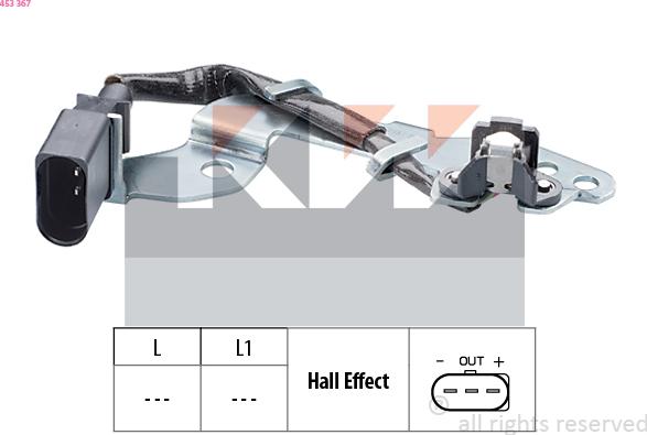 KW 453 367 - Sensor, eksantrik mili mövqeyi furqanavto.az